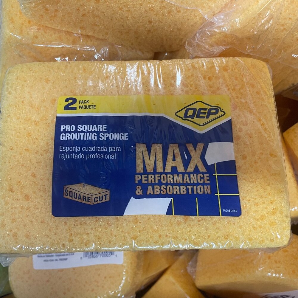 QEP Pro Square Grouting Sponge 2 Pack